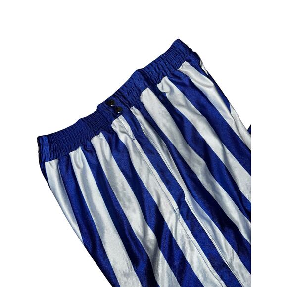 Vintage Hardwood Classic Breakaway Vintage Mens warm up Pants Blue White Striped - Picture 5 of 8